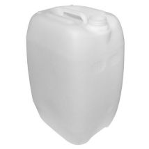 Lotto di 16 - Tanica in plastica HDPE 25L Trasparente - Omologata ADR/UN Alimentare Resistente -