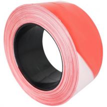 Taliaplast - Nastro Per Segnaletica 200 M X 50 Mm Rosso/bianco