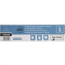 Lotto di 120 Bobina Per Scontrini Di Carta Di Credito Lunghezza 9 M - Exacompta