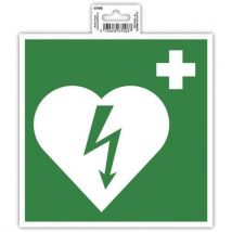 Exacompta - Cartello Adesivo Defibrillatore