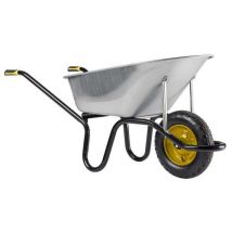 Haemmerlin - Carriola Aktiv Premium Reno 110 L Zincata - Acciaio Resistente - Ideale per Aree Verdi