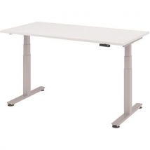 Hammerbacher - Scrivania Elettrica Serie Xdsm 160 Cm Bianco