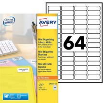 Avery - Lotto Da 6400 Etichette Laser Bianche - 457x169 Mm