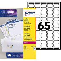 Avery - Mini Etichette Laser Bianca Dim: 381x212mm