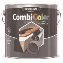 Rust-Oleum - Vernice Tutte Le Superfici - Barattolo 25 Litri Nero Satin