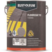 Rust-Oleum - Vernice Antiscivolo 7200NS 5L Grigio Chiaro RAL7035 - Pittura Luminosa Resistente