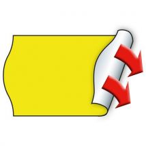 Lotto di 36 Etichetta Per Etichettatrice N.etichette:1200 Colore:giallo - Meto