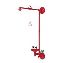 Doccia Di Emergenza H150cm -con Valvola E Lavaocchi - Rossa - Manutan