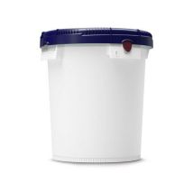 Curtec - Secchio 20L Bianco UN - Polietilene HDPE - Stoccaggio e Trasporto Alimentare