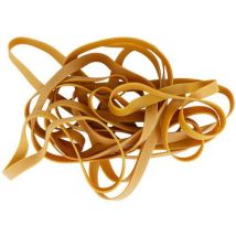 Elastici in gomma dorati 100g - 180x10mm - Resistenti e riciclabili