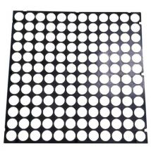 Lotto di 4 Tappeto Antifatica Matlast - 50 X 50 Cm - Senza Bordo - Wattelez