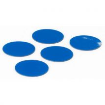 Lotto di 5 Kit Di 5 Magneti Tondi Blu - Smit Visual