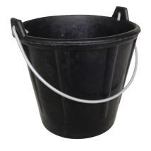 Taliaplast - Secchio in Gomma Nero 12 L - Resistente e Durevole per Finiture