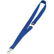 Lotto di 10 Conf 10 Lacci Tessuto Blu Per Badge