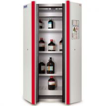 Exacta - Armadio Antincendio 90min-maniglia Ergonomica-2 Ante Grigio