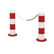 Novap - Kit 2 Delimitazioni Modulabili Rosso/bianco
