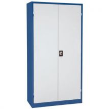 Armadio Di Servizio Blu/grigio Prof.: 45 Cm Ral 5009/7035 - Manutan