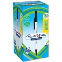Lotto di 50 Penna A Sfera Kilometrico Con Cappuccio - Paper Mate
