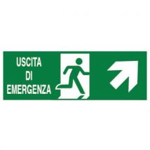 Cart. Alluminiouscita Di Emergenza Avanti A Destra 250x700mm - Manutan