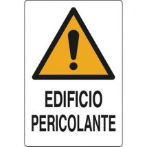 Cart. Alluminio Edificio 700x500 Pericolante - Manutan