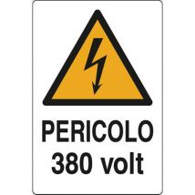 Cart. Alluminio Pericolo 700x500 38 Volt - Manutan