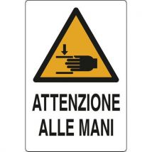 Cart. Alluminio Attenzione 300x200 Alle Mani - Manutan