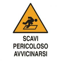 Cart. Alluminio Scavi Pericoloso 700x500 Avvicinarsi - Manutan