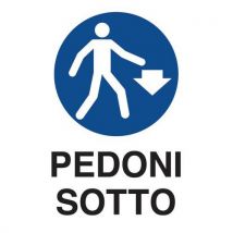 Cart. Alluminio 700x500 Pedoni Sotto - Manutan