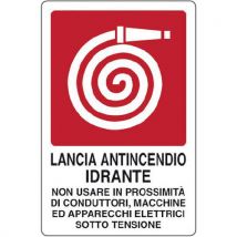 Cart. Alluminio Lancia Antincendio 300x200 Idrante Non Usa - Manutan