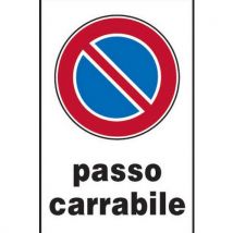 Cart. Alluminio 300x200mm Passo Carrabile - Manutan