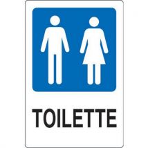 Cart. Alluminio Toilette 180x120mm Uomini/donne - Manutan