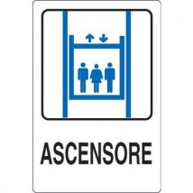 Cart. Alluminio Indicazione 300x200mm Ascensore - Manutan