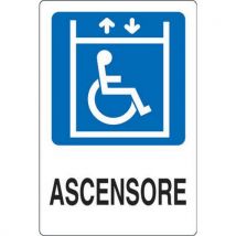 Cart. Alluminio Ascensore 500x350mm Disabili - Manutan