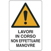 Cart. Alluminio Lavori In Corso Non 700x500 Effettuare Mano - Manutan