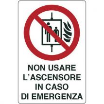 Cart. Alluminio Non Usare L'ascenso 300x200mm In Caso Di Em - Manutan