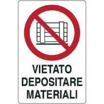 Cart. Alluminio Vietato 300x200mm Deposit Mater - Manutan