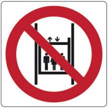 Cartello Di Divieto - Non Usare L'ascensore In Caso Di Incendio - Manutan