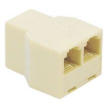 Adattatore a T RJ12 F/F/F per Telefonia - Raccordo Pratico e Affidabile