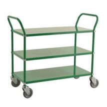 Kongamek - Carrello Colore 3 Ripiani Met. 2 Maniglie Verde