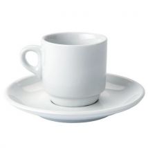 Lotto di 12 Tazza Per Espresso Con Piattino - Matfer