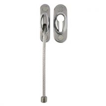 Socona - Blocca Porta Con Cavo Cromato