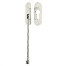 Socona - Blocca Porta Con Cavo Eposs. Bianco