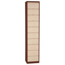 Colonne Con Sportelli Marrone/beige Hx Lxp:198x41 - Manutan