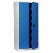 Acial - Armadio Industriale Monoblocco 520x1020x2080 Mm Grigio/blu