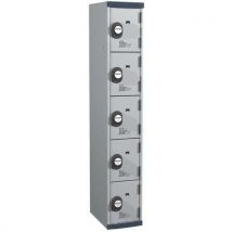 Acial - Armadietto Multiscomparto Monoblocco P500 Grigio Chiaro