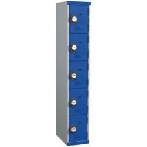 Acial - Armadietto Multiscomparto Monoblocco P500 Grigio/blu