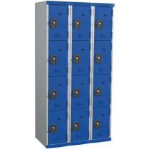 Acial - Armadietto Monoblocco 3 Col 4p H 1.800 X L 900 Monoblocco Gr