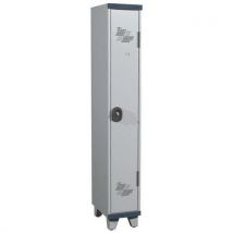 Acial - Armadietto Mono Su Piedi Ip 1 Col. L300x A1915xp500 Serratura A Chiave Grigio/chiaro
