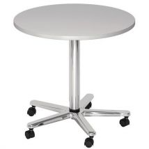 Hammerbacher - Tavolo Con Piede Telescopico 80 Cm Cromato