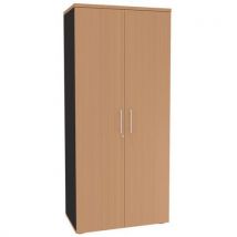 Simmob - Armadio Alto Office 2 180 Cm Antracite Faggio